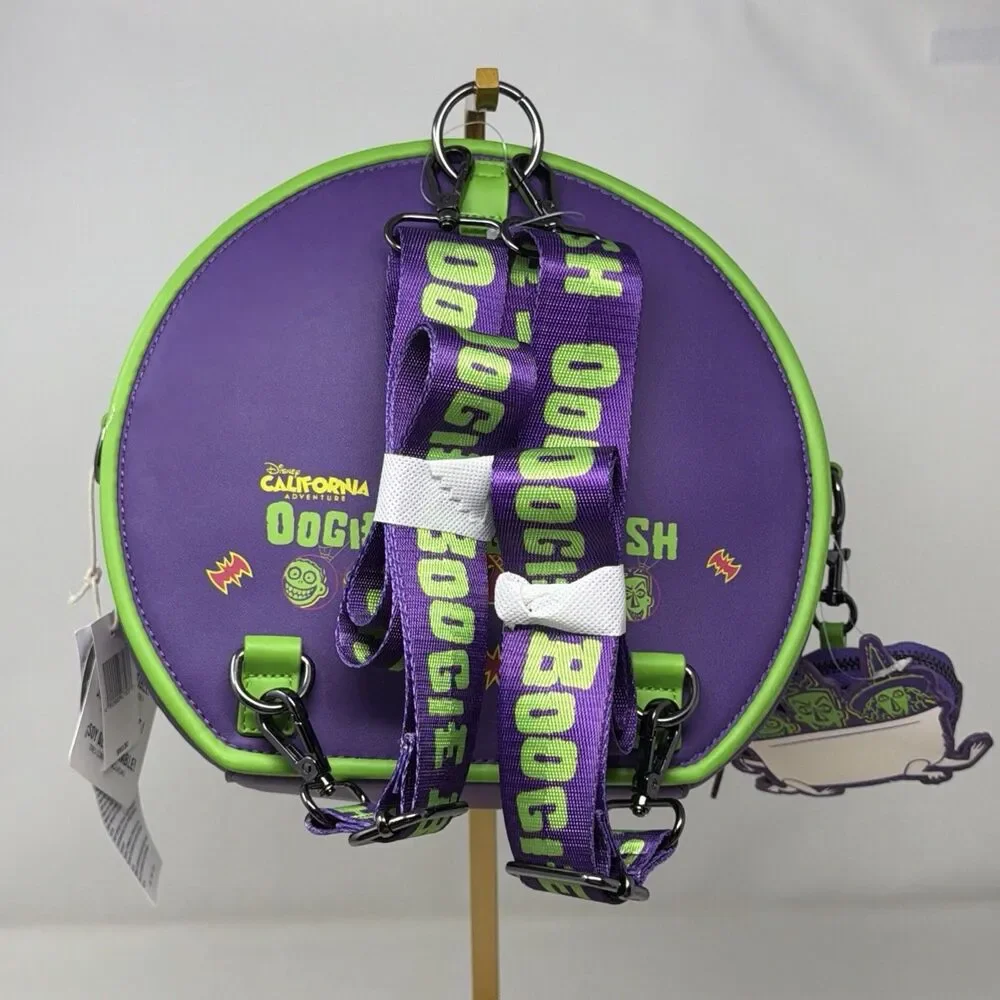 Disney Loungefly Oogie Boogie Bash 2025 Backpack Crossbody Lock Shock Barrel NEW